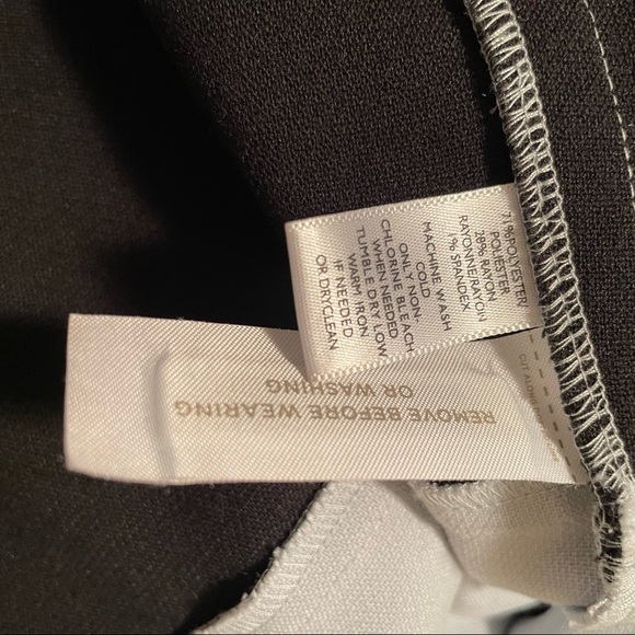 LOFT Striped Ponte Knit Dress - Picture 7 of 7